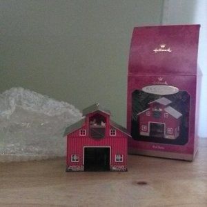 Buy 1 - Get 2 Vtg Hallmark "Red Barn" Ornament